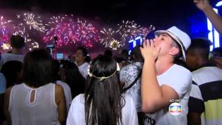 Réveillon 2016  Queima de fogos Copacabana HD 010116 [upl. by Zillah579]