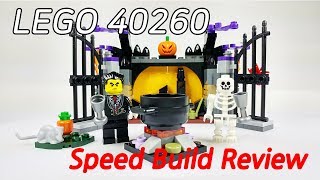 레고 40260 할로윈 유령Halloween Haunt SET  조립리뷰Speed Build Review레고매니아LEGO Mania [upl. by Ahtram123]