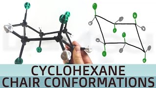 Cyclohexane Chair Conformation and Axial Equatorial Stability [upl. by Alesi]