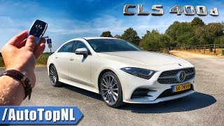 2019 Mercedes Benz CLS 400d REVIEW POV on AUTOBAHN amp ROAD by AutoTopNL [upl. by Yhtuv]