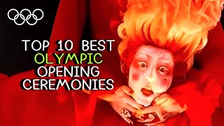 Top 10 Best Olympic Opening Ceremonies of All Time  Ranked by ChatGPT [upl. by Leffen]