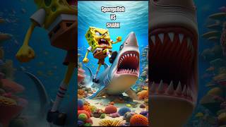 SpongeBob vs shark vs oscar whale cracodile sea lion dolphin and spogebob oscars crocodile [upl. by Joelle]