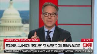 Jake Tapper GOP congressional leadership on Trump labeled a fascist [upl. by Libna]