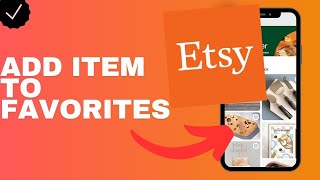 How to add an item to your favorites in the Etsy app [upl. by Idette99]