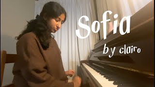 Clairo  Sofia piano cover [upl. by Inol]