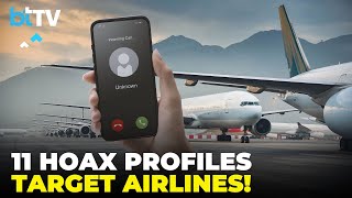 Authorities Investigate 11 Fake Profiles Linked To Airline Hoaxes Urging Passenger Vigilance [upl. by Aihseuqram437]