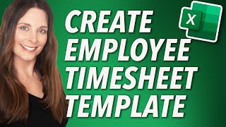 How to Create Employee Timesheet Template in Excel for Payroll  Design a BiWeekly Timesheet [upl. by Nywg]