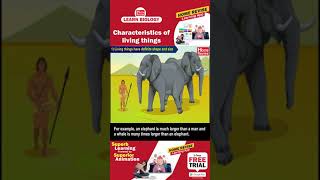 Characteristics of living things  Learn Biology with Home Revise [upl. by Eirbua]