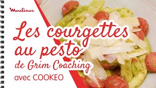 Les courgettes au pesto de Grim Coaching avec COOKEO  Les recettes Moulinex [upl. by Keldah626]