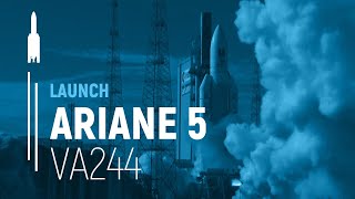 Flight VA244 – Galileo FOCM8  SAT 23242526  Ariane 5 Launch  Arianespace [upl. by Vinn800]