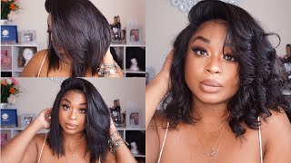 How to slay amp style a Natural Bob Wig  Back to School Coupon  BestHairBuy [upl. by Claudette]