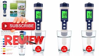 Review5in1 TDSECPHSalinityTemperature Meter Digital Water Quality Monitor [upl. by Asiat]