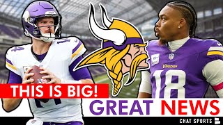 GREAT NEWS Rolls In For Vikings Fans After Win vs Titans [upl. by Shotton457]