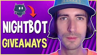 How To Do Giveaways  Nightbot tv [upl. by Etnwahs]