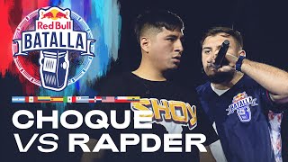 CHOQUE vs RAPDER  Octavos  Red Bull Batalla Internacional 2022 [upl. by Niuqaoj]