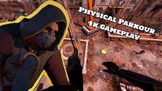 4 minutes of raw Dying light 2 Parkour gameplay 4k 60fps physical parkour setting [upl. by Immanuel]