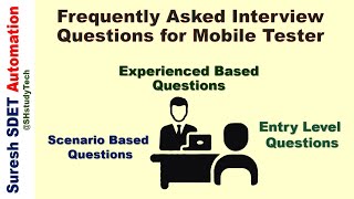 Frequently Asked Mobile Testing Interview Questions  Entry Level  Scenario amp Experienced Question [upl. by Carmon338]