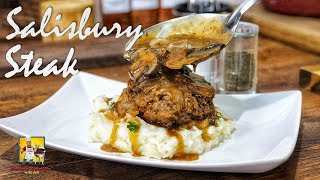 Salisbury Steaks  Salisbury Steak Recipe [upl. by Enrichetta]