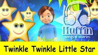 Twinkle Twinkle Little Star  Family Sing Along  Muffin Songs [upl. by Wixted]