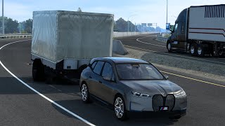 ATS BMW IX M60 2023TotalCrush Cargo Delivery [upl. by Haleigh]