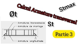 شرح BAEL poutre effort tranchant St Stmax [upl. by Adaven290]