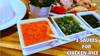 3 Delectable Sauces for Hainanese Chicken Rice Chicken RiceSauces for Hainanese Chicken Rice [upl. by Tteirrah]