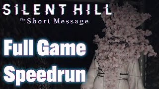 Silent Hill The Short Message Full Game Speedrun in 2751 [upl. by Siravaj]