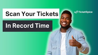 Scan your tickets in record time with the TicketSpice Ticket Scanning App [upl. by Suoirrad964]