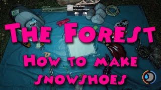 The Forest  How to make snowshoes [upl. by Shah]