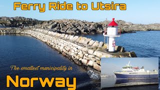 Ferry Ride to Utsira The Smallest Municipality in Norway [upl. by Kling]