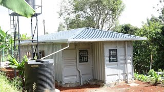 Two Bedroom Container Home in Kiambu Kenya [upl. by Yentruocal]