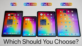 2022 iPad Comparison  Which Should You Choose [upl. by Wind724]