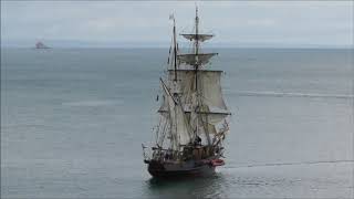 Tres Hombres Leaving Brixham by Sail [upl. by Giesecke453]