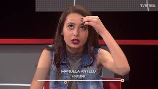 Youtuber Manoela Antelo conta como é gravar vídeos com o tio [upl. by Martica]