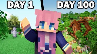 100 Days in a Minecraft World [upl. by Junno]