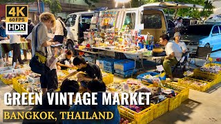 BANGKOK Green Vintage Market Ratchayothin quotThe Largest Toys amp Art Toys MarketquotThailand 4K HDR [upl. by Atnoed604]