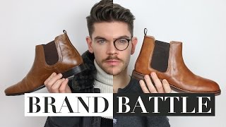 Mens Chelsea Boots  ASOS vs Topman  Brand Battle [upl. by Emad771]