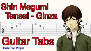 Shin Megami Tensei Ginza Guitar Tutorial Tabs BGM [upl. by Yann]