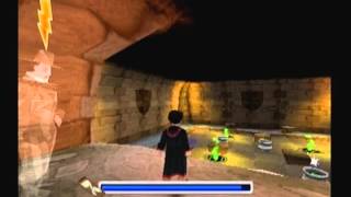 Harry Potter Philosophers Stone PS1 Walkthrough Part 10 Defence Against Dark Arts Class [upl. by Neyu772]