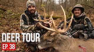 PUBLIC LAND BUCK RIGHT OFF THE ROAD Aarons Iowa Buck  DEER TOUR E38 [upl. by Midan996]