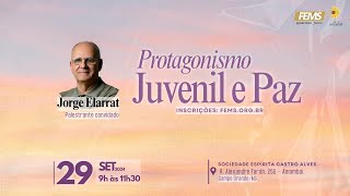 Protagonismo juvenil e a Paz com Jorge Elarrat [upl. by Gerc777]