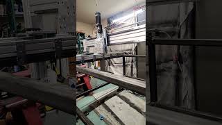 Testing The Y And X Axis On The CNC Plasma Table [upl. by Arymahs118]