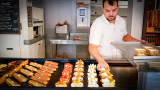 Solo Pastry Chef makes Modern French Pastry amp Tarts Everyday｜A Day in the Life in a French Bakery [upl. by Eugenie385]