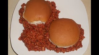 Vegan Recipe TVP Sloppy Joes [upl. by Waverley]