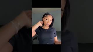 How to style a bob wig 👩‍🦱🥰 [upl. by Retsila]