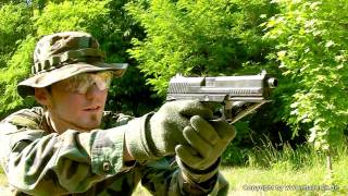 TM  MK23 Socom Silencer Demonstration [upl. by Hazeghi]