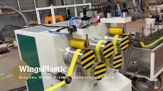 The Production Process of PP Strap  PP Strapping Band Extrusion Line [upl. by Claudelle]