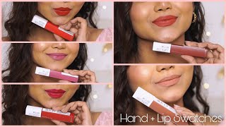 Maybelline Super Stay Matte Ink Lip  Hand Swatches ✨Lipsticks for Indian Skin Tone [upl. by Edik]