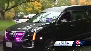 Relatives dignitaries pay tribute to Ethel Kennedy at Cape funeral [upl. by Siekram]