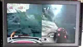 Motorstorm Pacific Rift  splitscreen gameplay [upl. by Halfdan436]